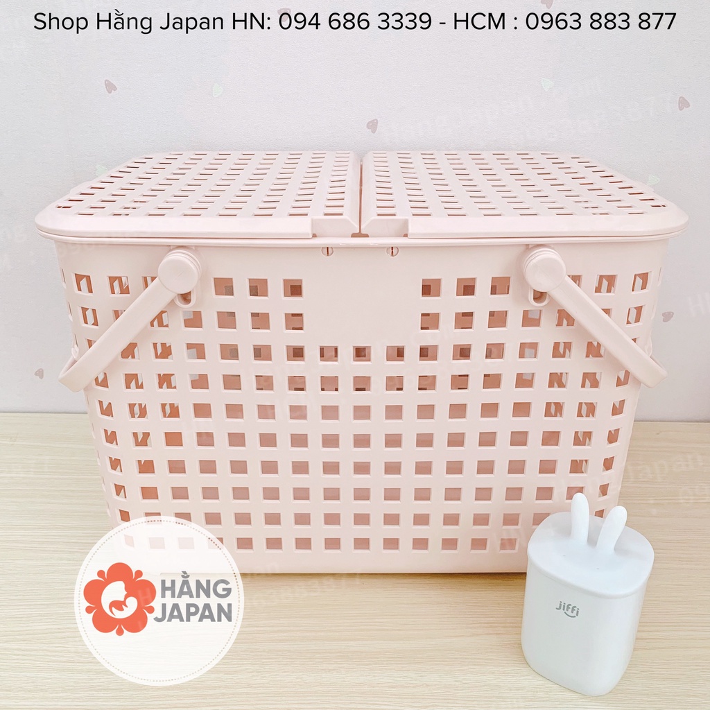 Làn nhựa INOCHI (46*31*32) siêu lớn đựng đồ đi sinh cho mẹ và bé xinh xắn