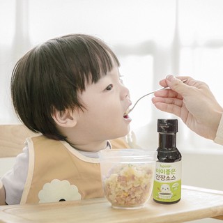 Nước tương đậu nành giảm mặn Ispoon 200ml cho bé từ 8 tháng
