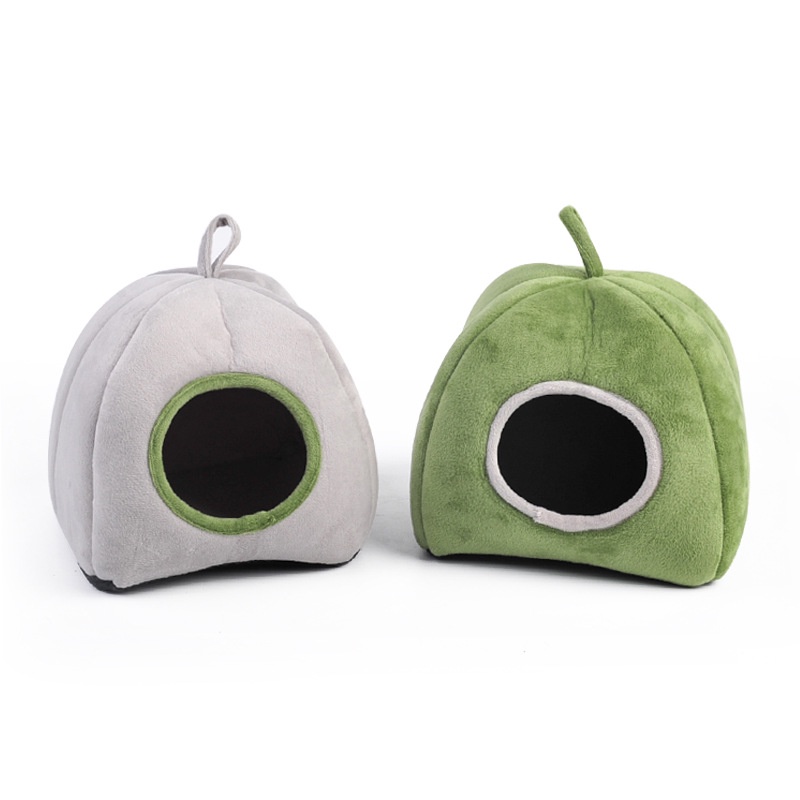 Giường Ngủ Cho Chuột Hamster Chống Gió Ấm Áp Bằng Cotton Hai Màu Sắc Tùy Chọn