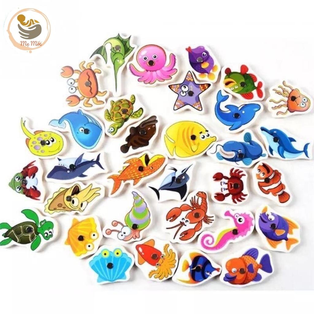 Đồ Chơi Câu Cá Nam Châm Gỗ Thông Minh Cao Cấp Rèn Luyện Khả Năng Khéo Léo Và Tập Trung Cho Bé Shop Mẹ Mốc, CCG