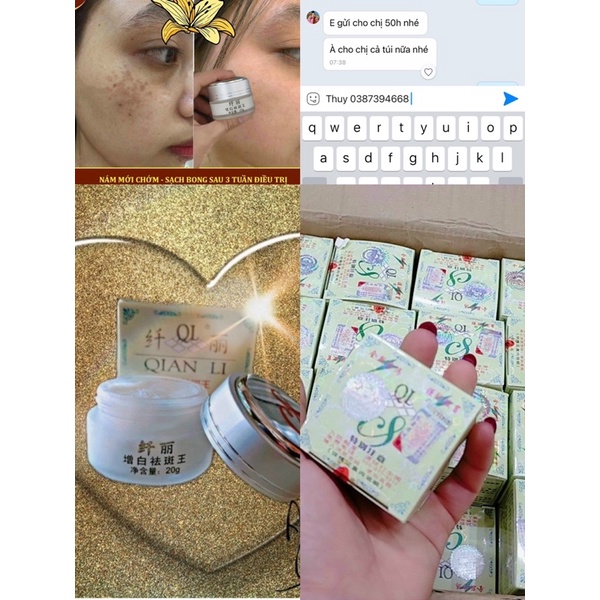 Kem  nám tàn nhang Qianli