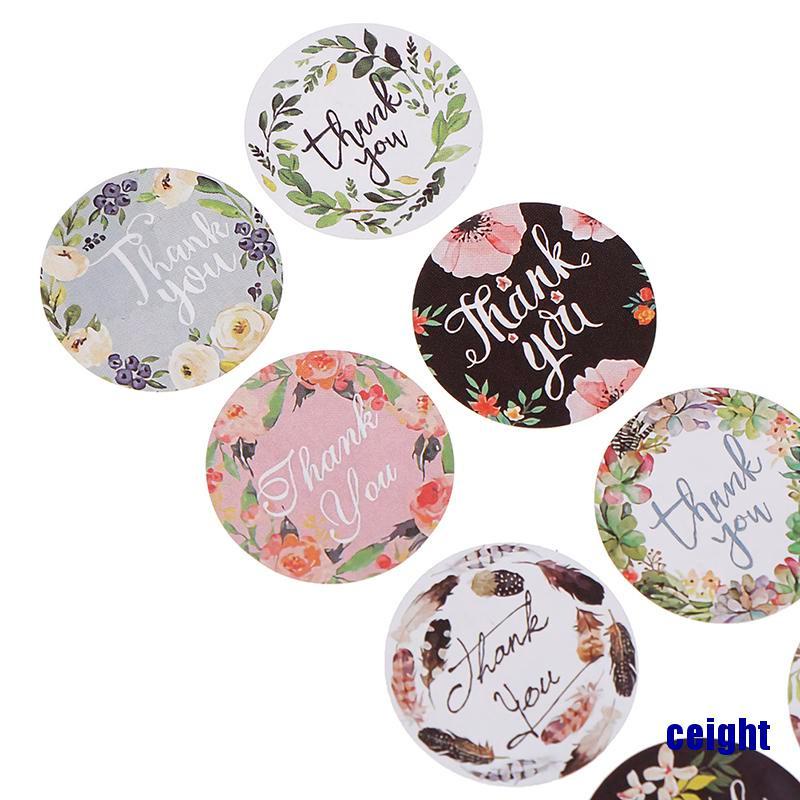 Cuộn 500 Hình Dán "Thank You" Cho Tiệc Cưới