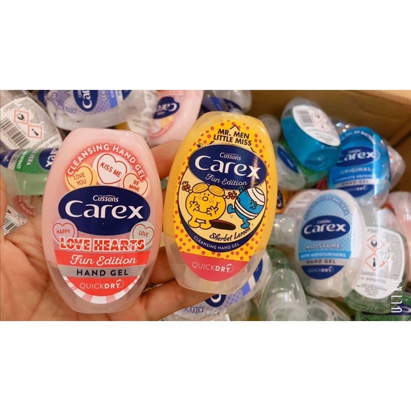 Nước rửa tay khô kháng khuẩn CAREX 50 mL - Gel rửa tay nhanh Tiêu diệt 99.9% vi khuẩn