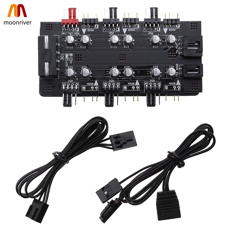 Quạt Tản Nhiệt Cpu 6 Chiều 2 Trong 1 12v 4pin Pwm & 5v 3pin Argb | BigBuy360 - bigbuy360.vn
