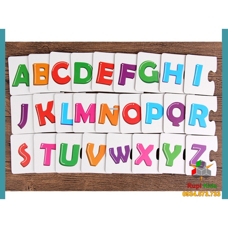 ❤️ Bảng chữ cái ❤️ Alphabet tiếng Anh - Ghép hình động vật