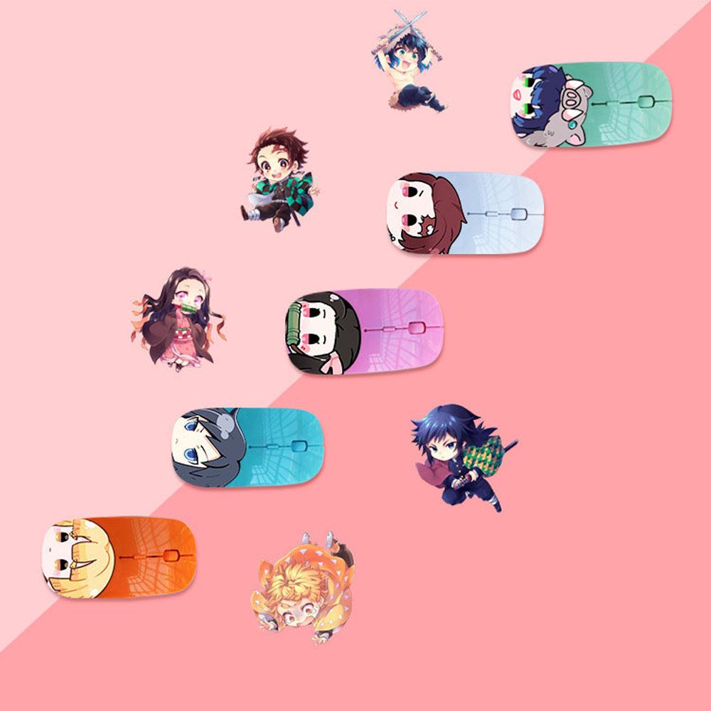 Chuột không dây Họa Tiết Hoạt Hình 3d Dễ Thương Bắt Mắt