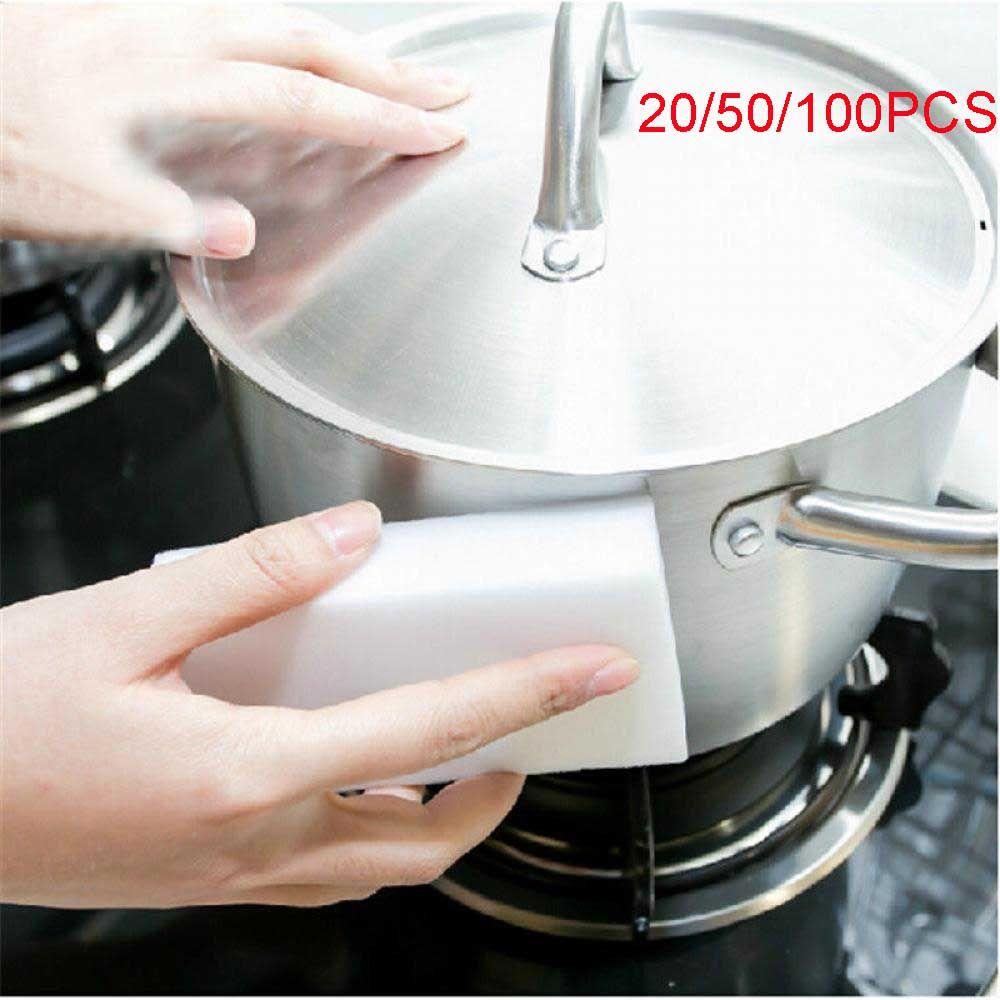 LEISURE Set 20 / 50 / 100 Miếng Bọt Biển Lau Chùi Đa Năng