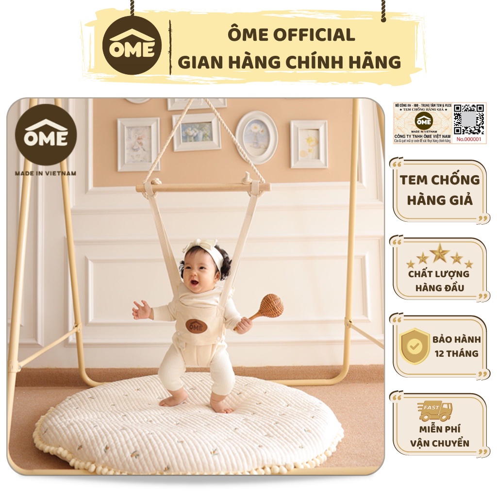 Bộ Nhún Nhảy Jumperkids Ome Vận Động Cho Bé Từ 3 Đến 6 Tháng Tuổi Giúp Phát Triển Cơ Và Xương