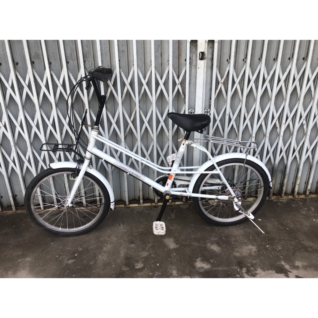 Xe đạp mini bánh 20 inch, bộ truyền động nhiều tốc độ hàng Nhật bãi.