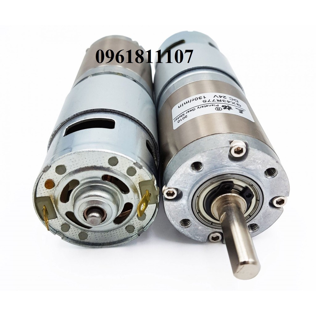 Motor 775 giảm tốc hộp số planetary