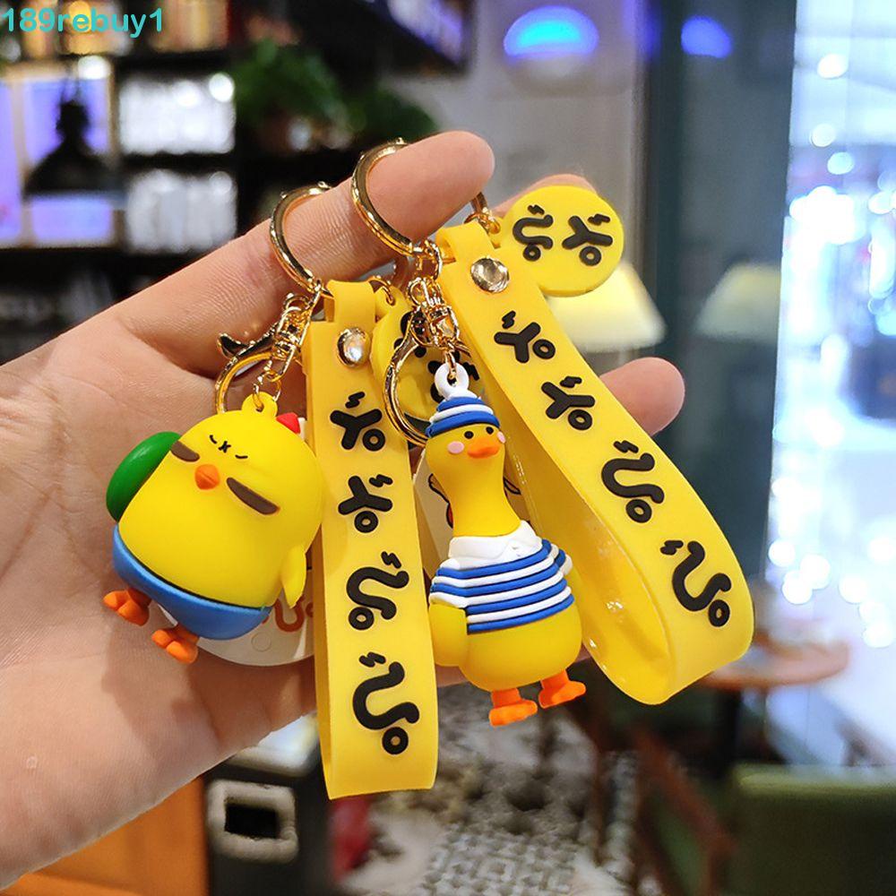 Móc Khóa Hình Gà Con Hoạt Hình Đáng Yêu REBUY1