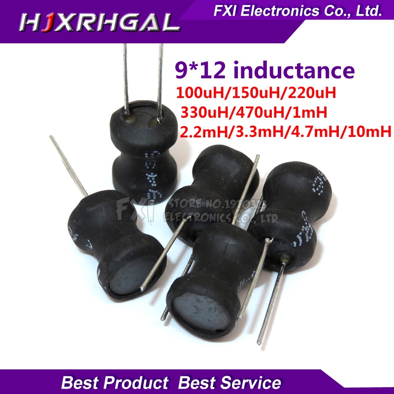 Set 10 Linh Kiện Điện Tử 0912  100uH 220uH 330uH 470uH 1mH 2.2mH 3.3mH 4.7mH I Chất Lượng Cao