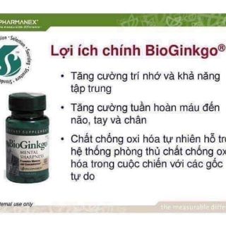 BIOGINKGO của Nuskin