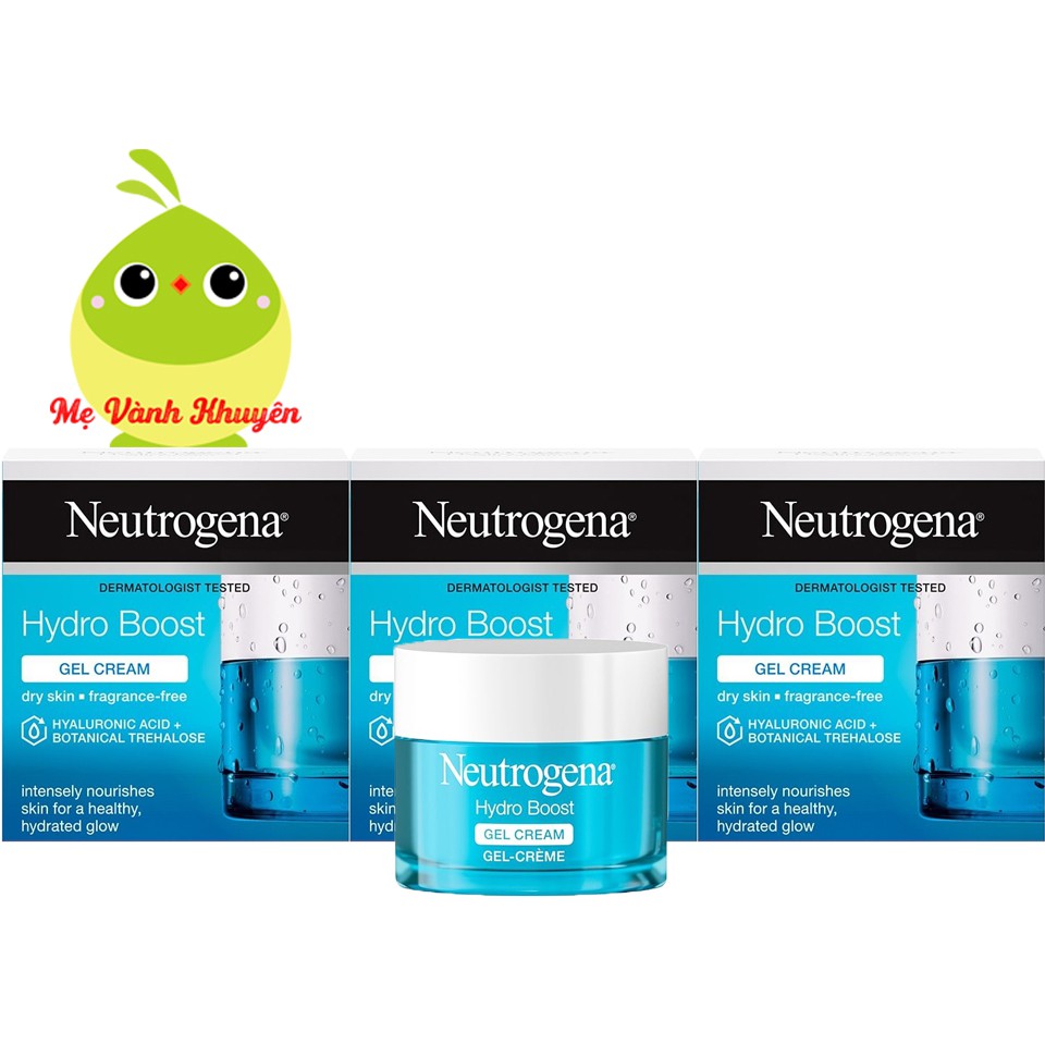 Kem dưỡng ẩm Neutrogena Hydro Boost Water Gel (da dầu)/Gel Cream (da khô), UK (48g)