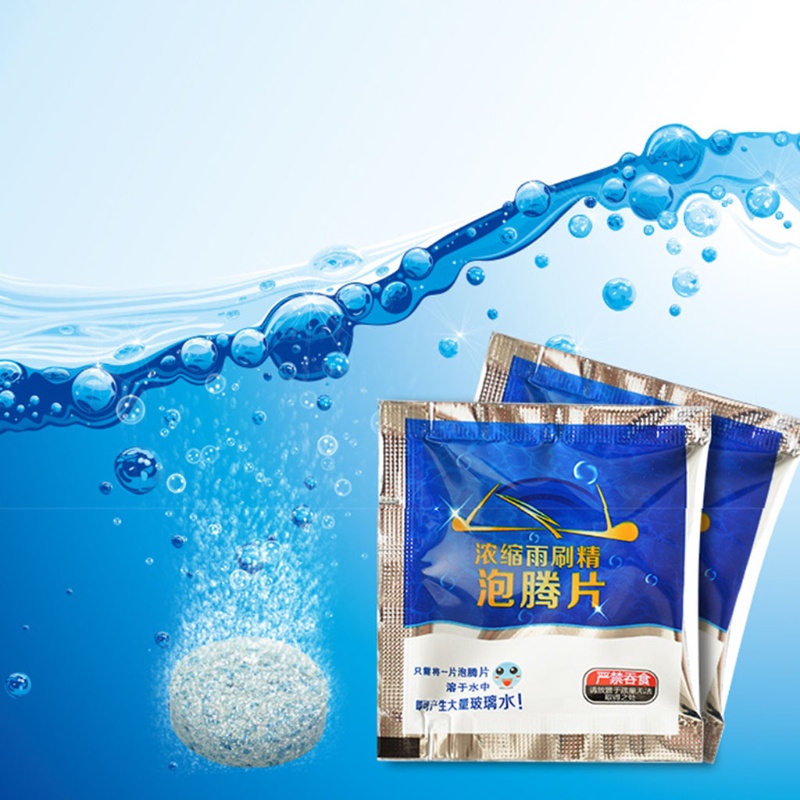 Set 10 Viên Sủi Vệ Sinh Cửa Kính Máy Giặt Tiện Lợi