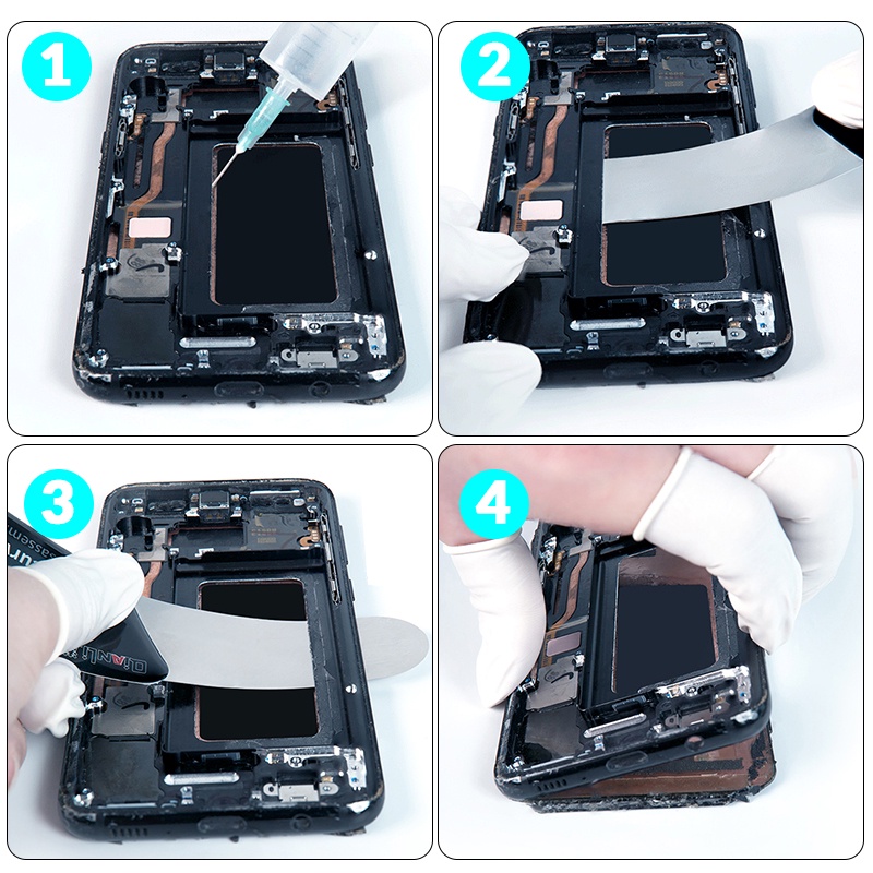 Ultra Dụng Cụ Tháo Gỡ Màn Hình LCD Bằng Thép Siêu Mỏng Linh Hoạt Cho Samsung iPhone iPad