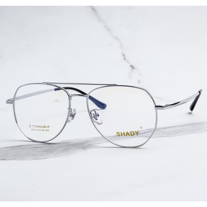 Gọng Kính Cận Titanium Shady Unisex G2299 (Nhiều Màu)