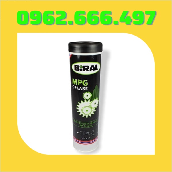 Mỡ BIRAL MPG (400g), Mỡ công nghiệp BIRAL MPG