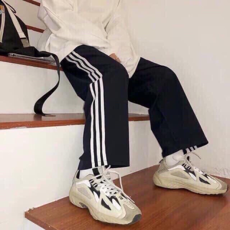 [Rẻ Vô Địch] Quần Jogger Nữ- nam- Unisex Dài Ống Rộng Có Bo Rút Dây SIMPLE Hàn Quốc