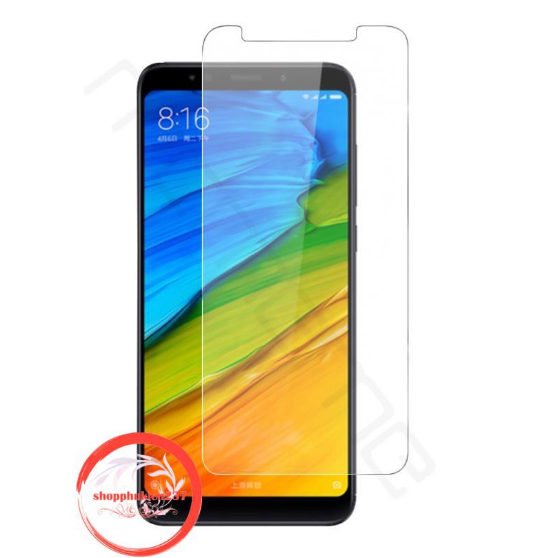 XIAOMI REDMI 5 PLUS , REDMI 5 KÍNH CƯỜNG LỰC 9H TRONG SUỐT KHÔNG FULL MÀN (TẶNG KEO CHỐNG HỞ MÉP)