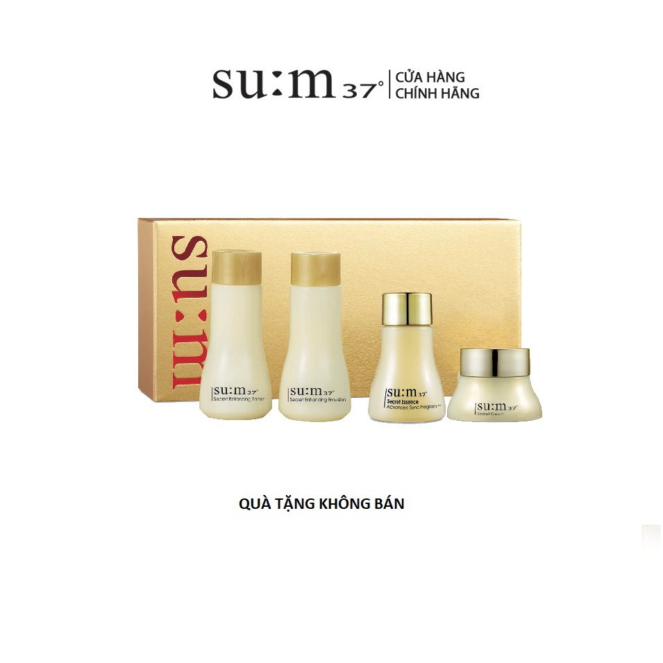 [Mã COSLGBASE1 giảm 12% đơn 599K] [Deal Trải Nghiệm] Bộ ngăn ngừa lão hóa cải thiện da Su:m37 Secret Set 4 món Gimmick | BigBuy360 - bigbuy360.vn