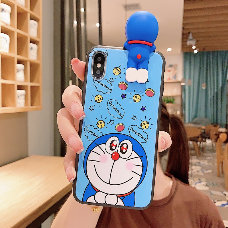 Ốp lưng Samsung J8 J6 J6+ J5 J4 J4+ J2 M20 A10 A9 A7 A6 A6+ Plus Prime 2018 Cute Cartoon Soft TPU Case with Doll /HXDP