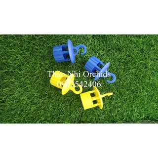 Nắp bẫy côn trùng, bẫy ruồi vàng bằng nhựa, có móc treo sử dụng cho vỏ chai nước ngọt, chai nước khoáng