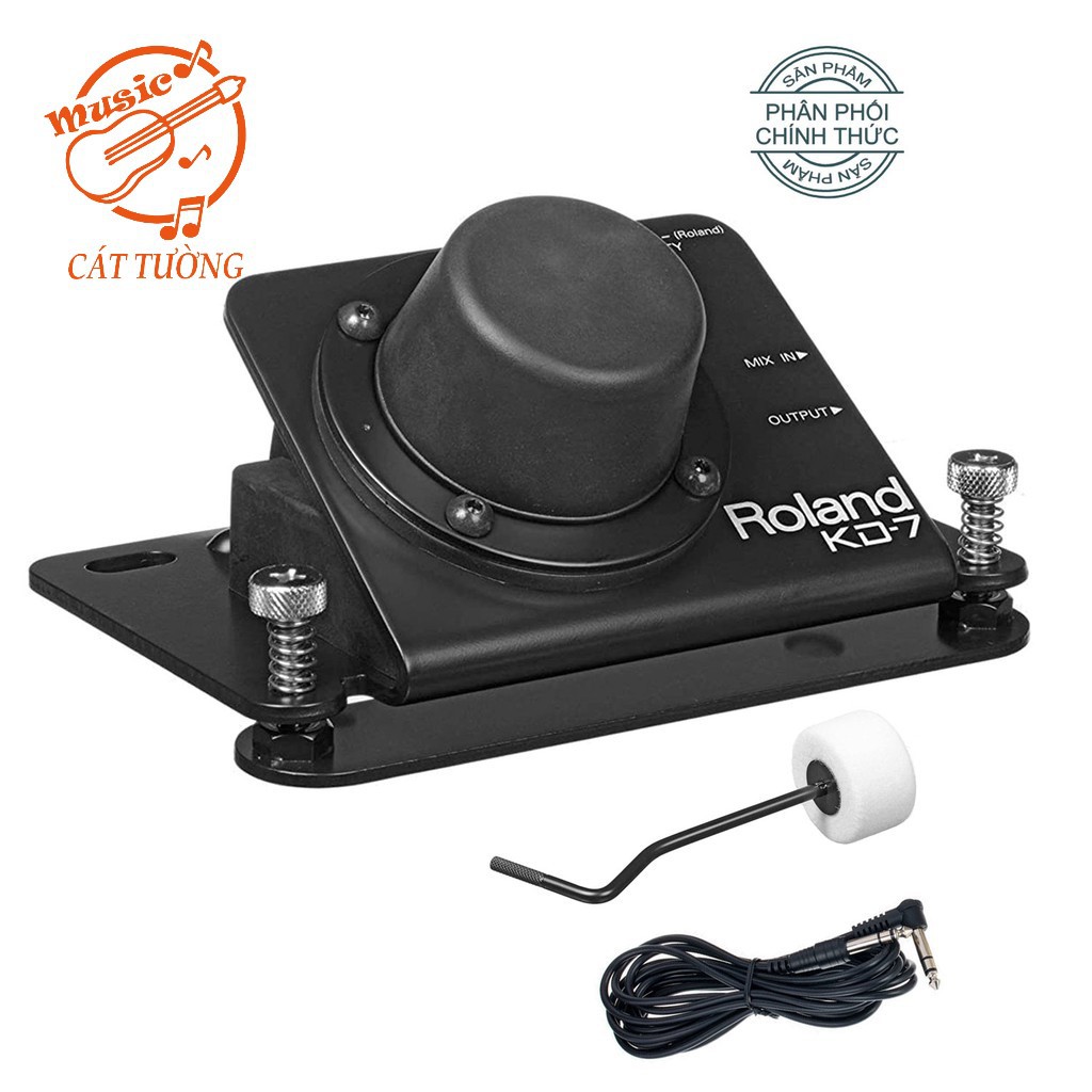 Bộ Kick Trống điện tử Roland KD-7 Dynamics-Sensitive Kích Drum Trigger Unit KD7 - Chính Hãng