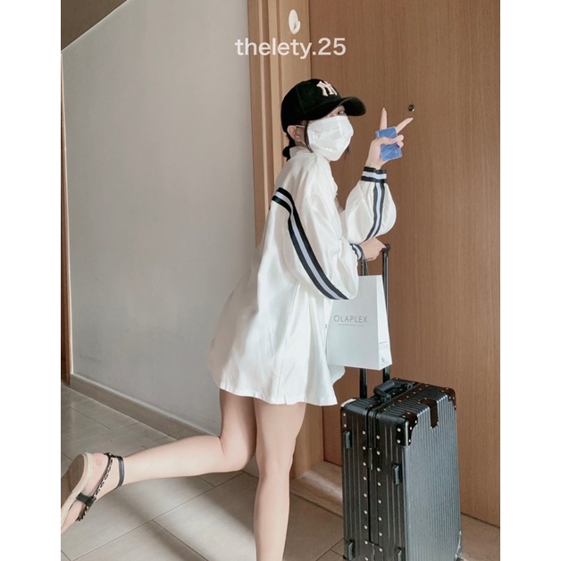 Áo Sơ Mi Viền Sọc Lưng STRIPED SHIRT | 𝐭𝐡𝐞𝐥𝐞𝐭𝐲