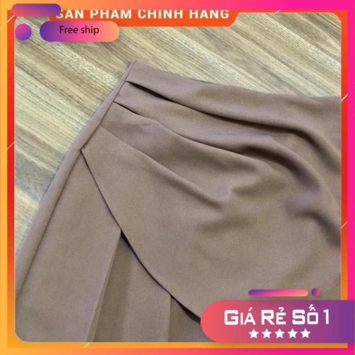 [FREESHIP]  CHÂN VÁY XẾP LY ☘️ chất umi vạt chéo ☘️ thời trang công sở | BigBuy360 - bigbuy360.vn
