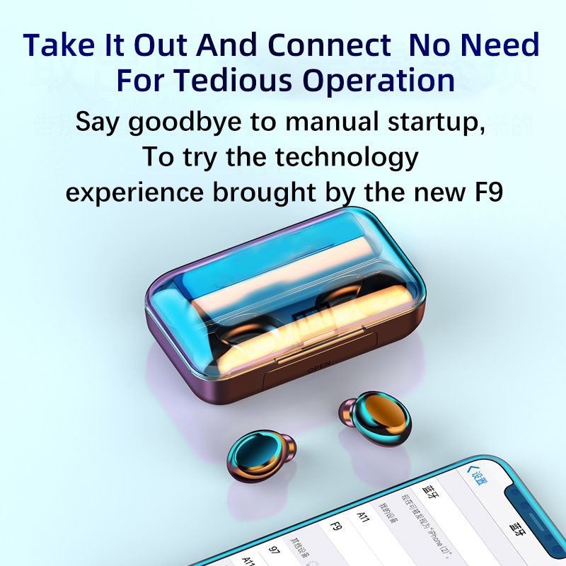 Tai nghe Bluetooth không dây Amoi F9 Tws | BigBuy360 - bigbuy360.vn