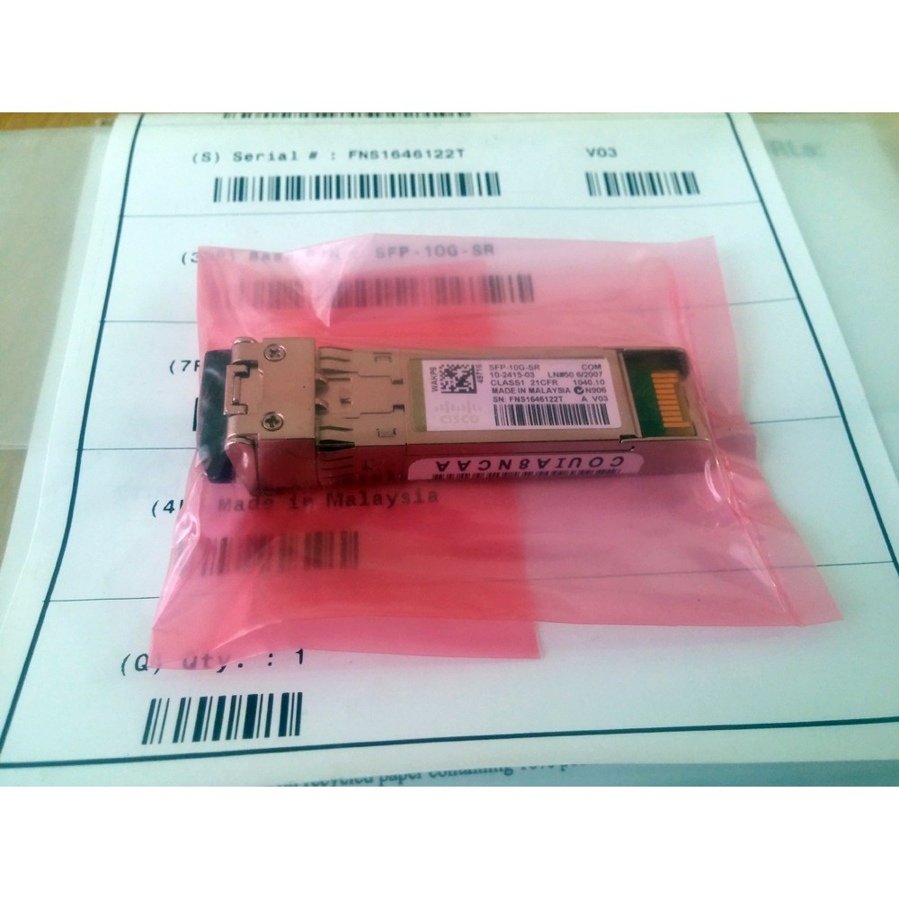 SFP-10G-SR Module quang Cisco MMF