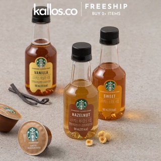 Siro Pha Chế Starbucks Flavored Syrup Vanilla, Hazelnut, Pump - Kallos Vietnam