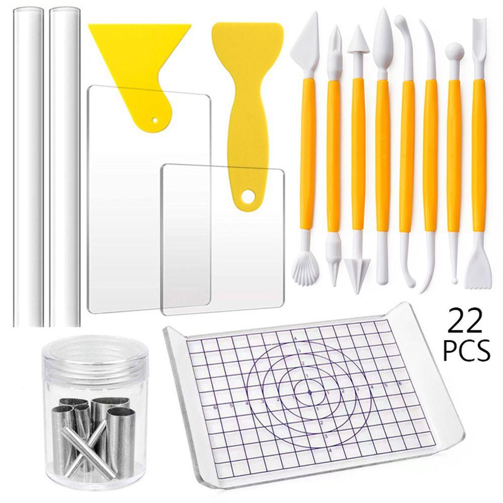 WTTLE Set 22 Dụng Cụ Điêu Khắc Đất Sét