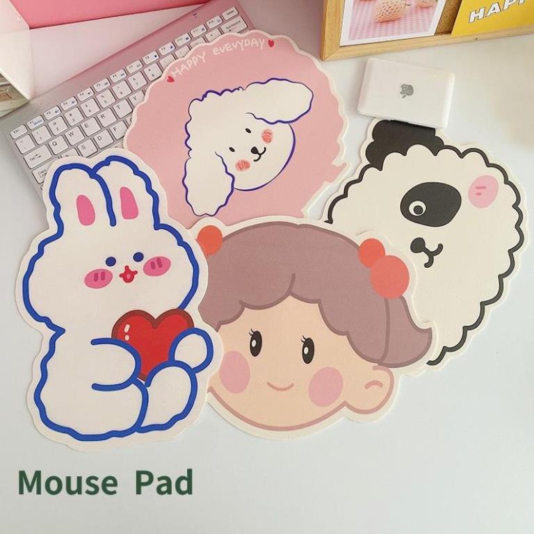 Tấm lót chuột chống trượt họa tiết hoạt hình phong cách Hàn Quốc