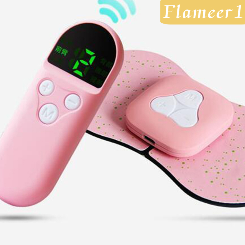 [Hàng mới về] Set máy massage điện mini cầm tay giúp giảm đau hiệu quả màu hồng