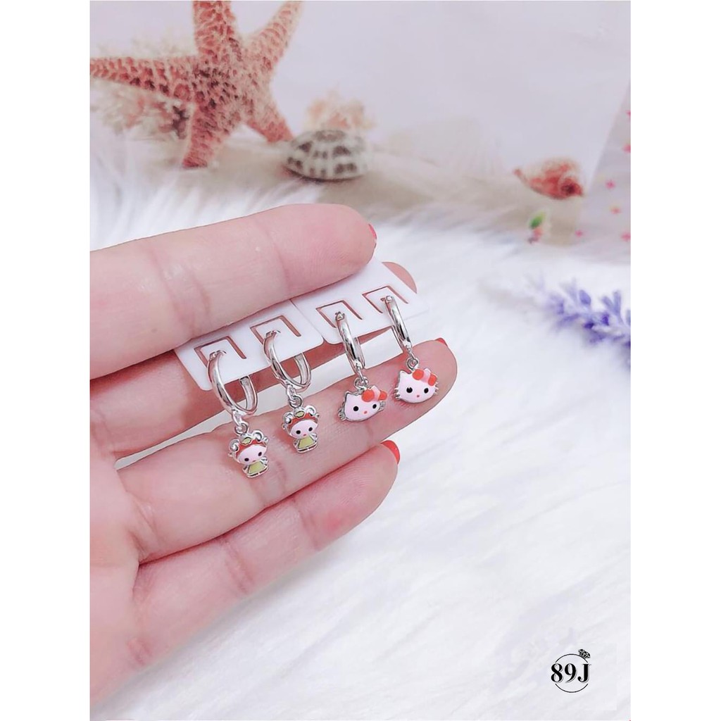 [ Hàng Cao Cấp ] BÔNG TAI BẠC TA CAO CẤP CHO BÉ - HÌNH MÈO KITTY DỄ THƯƠNG - THƯƠNG HIỆU BẠC 89J | BigBuy360 - bigbuy360.vn