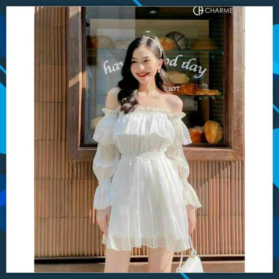 Đầm xòe nữ cá tính, đầm thời trang, kiểu dáng đẹp, đường may kỹ, hàng chuẩn đẹp bán shop, phom dưới 54kg . | BigBuy360 - bigbuy360.vn