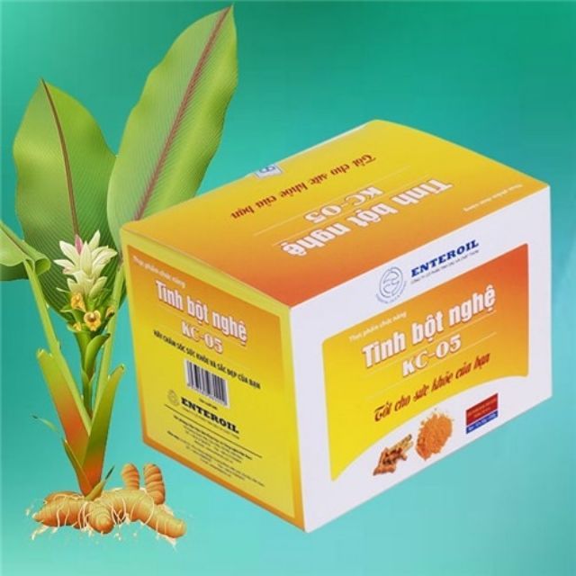 TINH BỘT NGHỆ TÁCH TINH DẦU KC - 05