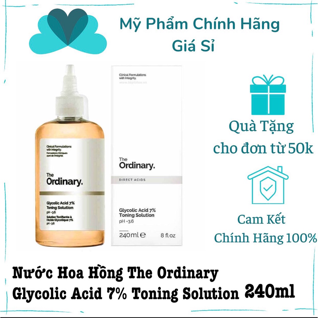 Nước Hoa Hồng The Ordinary Glycolic Acid 7% Toning Solution 240ml