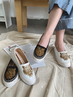Giày lười nữ đế kếp