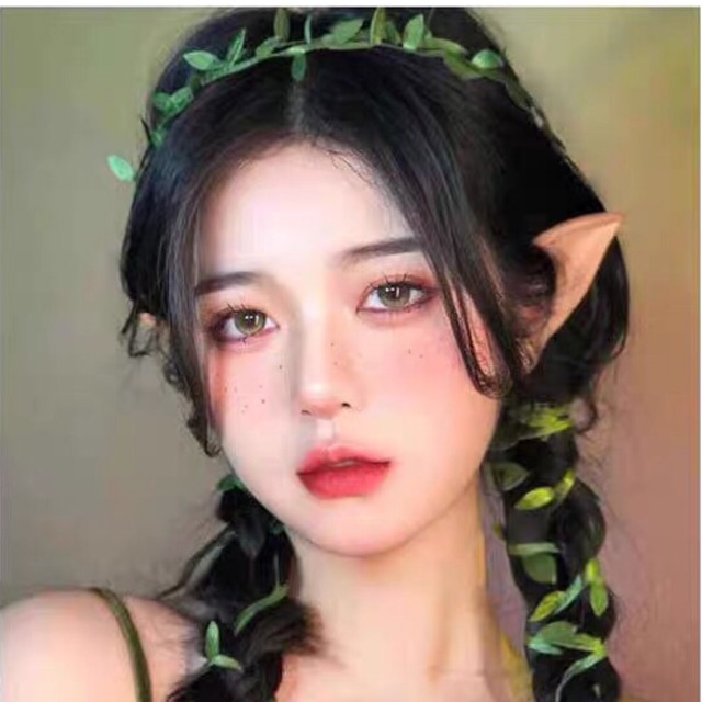 1m dây lá bằng vải dùng làm phụ kiện chụp ảnh cosplay tinh linh cổ trang có sẵn