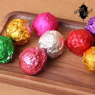 Set 100 Giấy Bạc Gói Kẹo/Socola 8cm