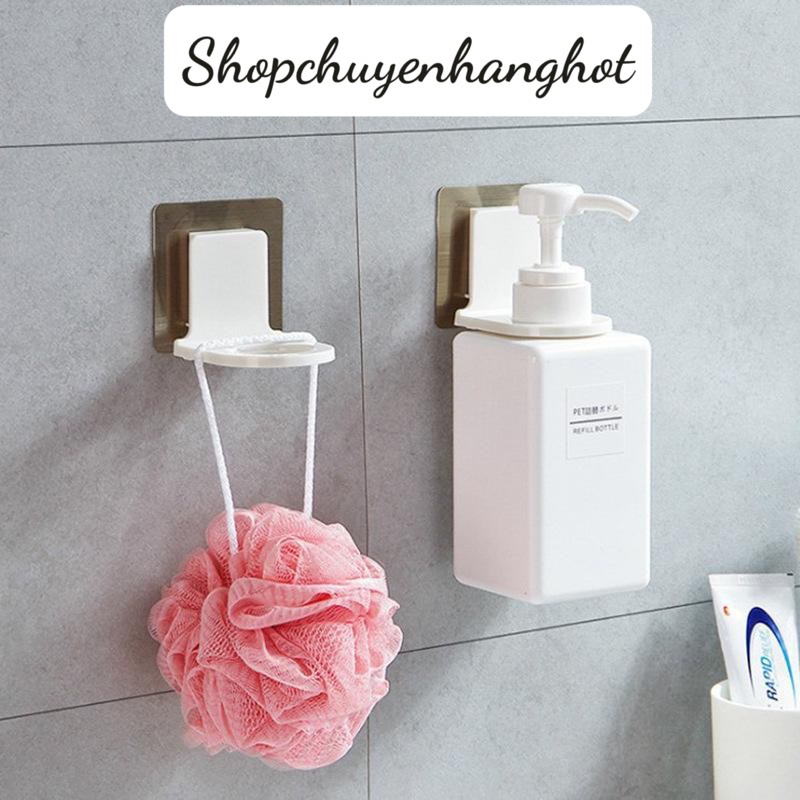 Móc treo chai dầu gội sữa tắm dán tường thông minh