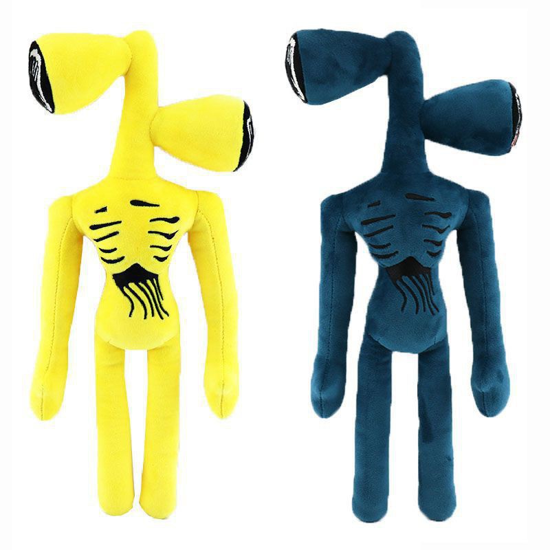 Ready Stock✅Colourful Siren Head Toy Plush Toys Horror Kids Cartoon Whistle Man Character Model Scary Stuffed Plush Dolls Boys New Year's Gifts Girls High Quality Action Figure Collections