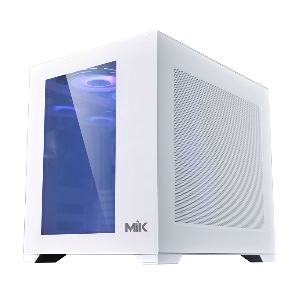 (siêu đẹp - siêu rẻ) Vỏ case máy tính MIK LV12 - BLACK /WHITE (Hỗ trợ Main iTX, mATX, ATX) Chính hãng BH 12 tháng | BigBuy360 - bigbuy360.vn