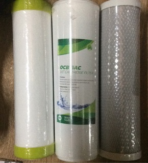 bộ lõi lọc nước thô số 1,2,3 dùng cho các loại máy