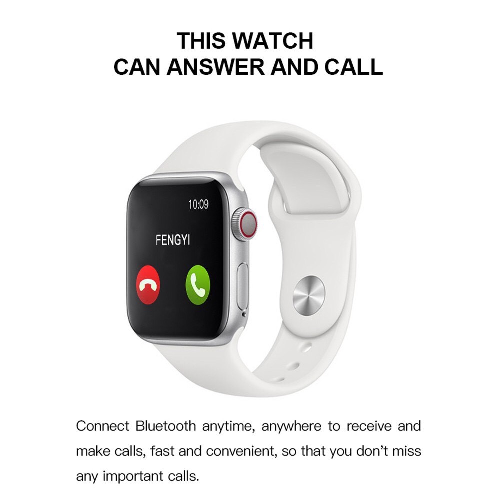 [Free Ship ] Đồng Hồ Thông Minh T500Thay Dây  Nghe Gọi Nhắn Tin Đo Nhịp Tim  Giống Apple Watch.