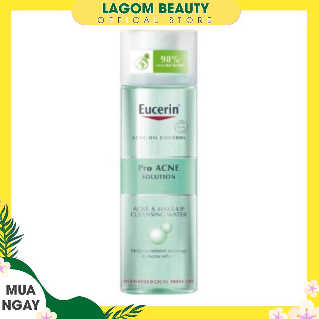 🌟[ SIÊU SALE ] Nước tẩy trang Eucerin pro acne acne & MAKE UP CLEANSING WATER cho da mụn | BigBuy360 - bigbuy360.vn