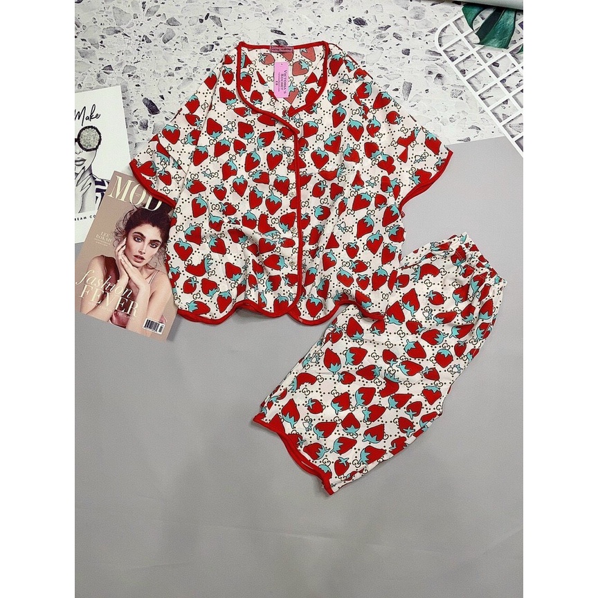 Đồ Bộ Lửng Mẫu Mới Nhiều Kiểu Dễ Thương - Set Bộ Lửng Tay Dơi Có Size